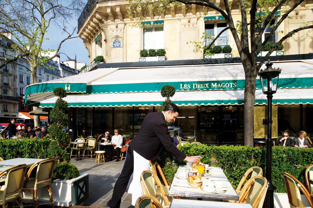 Les Deux Magots, from surrealists to existentialists