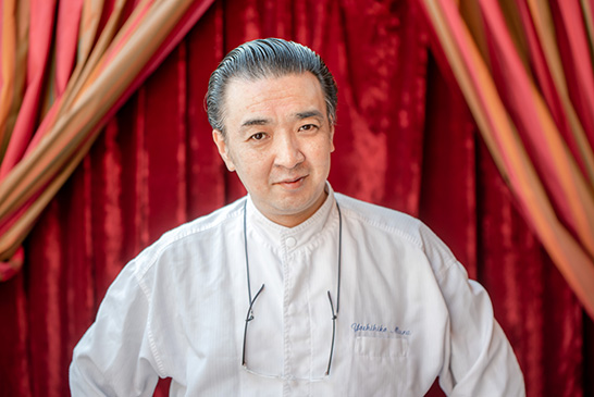 Le chef étoilé du Dôme, Yoshihiko Miura.