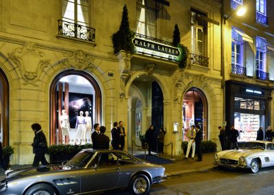 Rétromobile: cocktail à la boutique Ralph Lauren