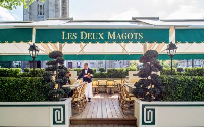 Les Deux Magots, rendezvous on the terraced garden