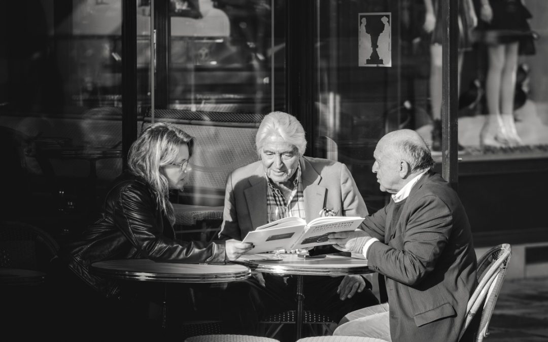 Débat sur l’art contemporain aux Deux Magots